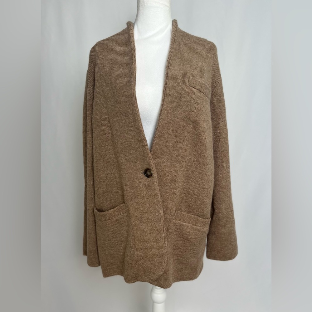 NEW / Cocoon sweater-blazer / B002 - Picture 4 of 6